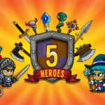 Hack Five Heroes: The King's War MOD Full Xu / Đá - Game Hiệp Sĩ