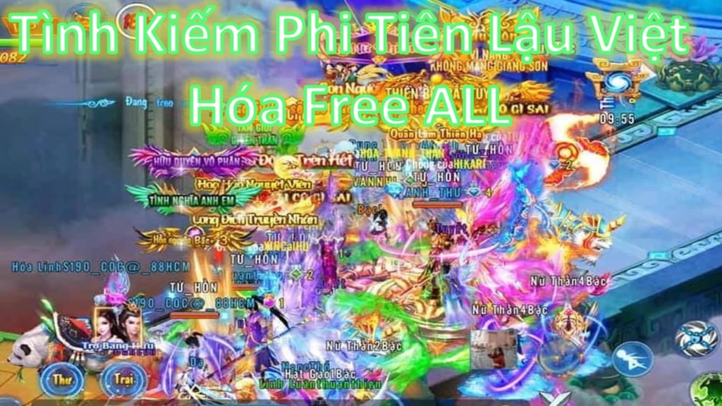 Game Lậu Mobile Free ALL - Tình Kiếm Phi Tiên Lậu Việt Hóa Free ALL