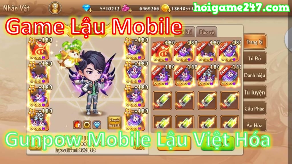 Game Mobile Lậu GunPow Việt Hóa - Hỗ Trợ Free Tool GM Full Vật Phẩm + Full VIP15 + 40.000.000 KC + 1,000,000 Kim Cương Hồng + 100 Ấn Lực Chiến