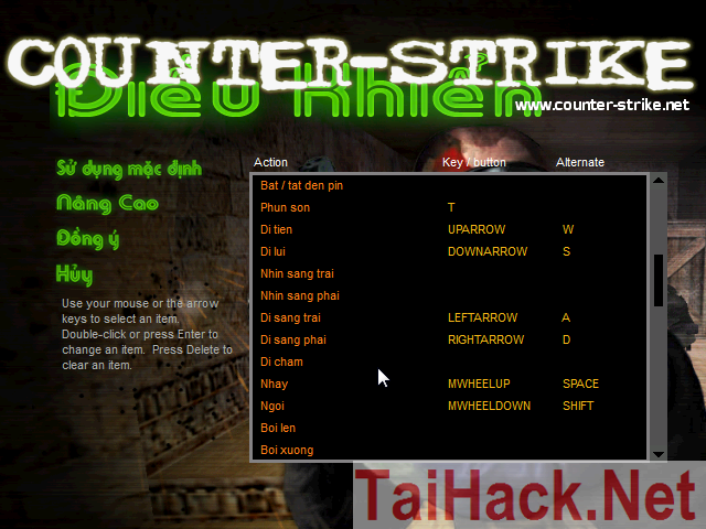 Hack Half Life Config CS1.1 – Mua nhanh, Bunny, Đánh dấu góc đục, 46 không tiếng