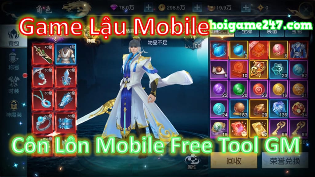 Game Lậu Mobile Free ALL - Côn Lôn 3D Free 400.0000.000 Vàng Max Vip Tool GM + Vô Số Quà Vip