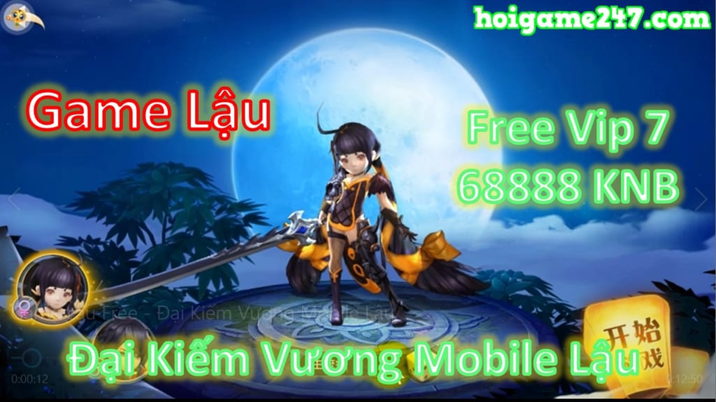Game Mobile Private |  Đại Kiếm Vương Mobile Lậu Free Vip 7 + 68888 Vàng + Vô Số Quà Tân Thủ Giá Trị