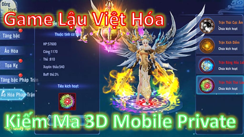 Game Lậu Mobile Free ALL - Kiếm Ma 3D Lậu Việt Hóa Free ALL + Tiên Ngọc Vô Số Xài Thoải Mái